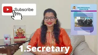 12istic - Secretarial Practice Standard XI Chapter 1 - Secretary.