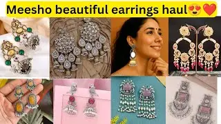 Meesho earrings haul|meesho jhumka collection #meeshofinds #meeshoearring #jhumka 