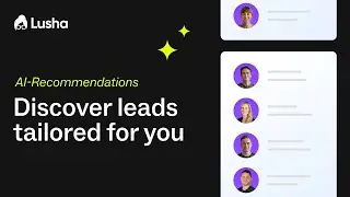 Lusha's AI Recommendations