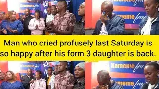 Njanjo ya muturire:Man who cried so much last Saturday is very happy now.