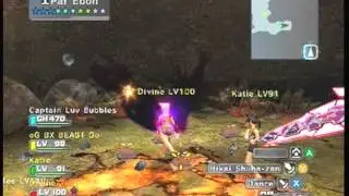 Phantasy Star Universe Gameplay W/ KAX II
