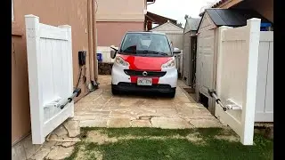 Lift Master 24 Volt Dual Swing Gate Opener for access to my When it's Raining Smart Car Grocery