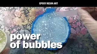 Ep. 122 Power of Bubbles  - DIY Epoxy Resin Coaster