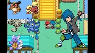 Pokemon Aesthetic Red • Rival - Nugget Bridge