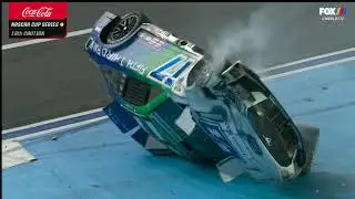 Chris Buescher flip | 2022 Charlotte Coca-Cola 600 (Live)