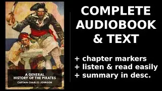A General History of the Pirates (1/2) 🥇 By Captain Charles Johnson. FULL Audiobook