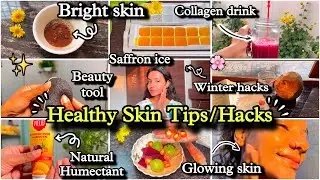 Healthy Skin Tips 🌸✨💦🍀👀 glowing skin, konjac sponge, beauty tools…