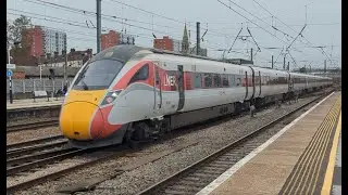 LNER Class 801 Azuma - 801222 passing Doncaster (30/10/25)