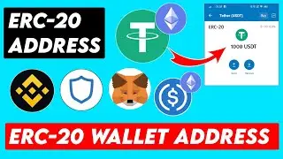 how to get ERC-20 wallet address in binance & trust wallet | usdt erc-20 address