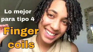 Definición de rizos l FINGER COILS l Lo mejor para tipo 4 l Anny Crespa