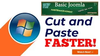 How to Cut and Paste Faster When Working on Your Joomla Site