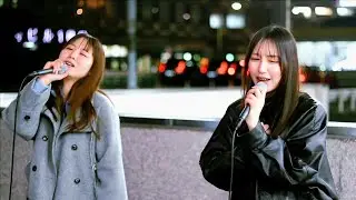 なごり雪/イルカ  Little Echo(リトエコ) 路上ライブ 新橋