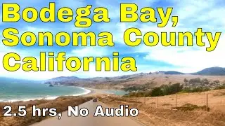 Bodega Jenner Guerneville Forestville - 2.5hr silent scenic drive through video