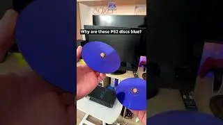 Do You Know Why These PS2 Discs Are Blue? #ps2 #shorts #gamingnostalgia