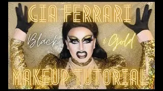 Gia Ferrari Black&Gold Makeup Tutorial