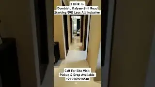 3 BHK In Dombivli || Kalyan-Shill Road || Property In Dombivli || HM Infra Realty #3bhkindombivli