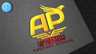 Professional logo design || How to make logo on pixellab || AP logo editing || pixellab tutorial