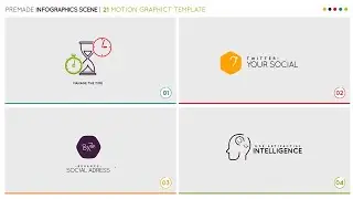 Premade Infographic Scenes Motion Graphics Templates