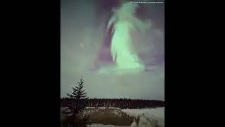 Ghost Aurora over Canada