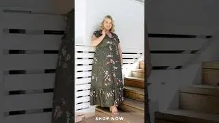 plus size floral dress#youtubeshorts