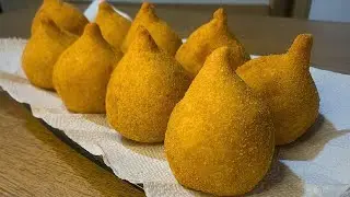 Coxinha de Frango Simples para iniciantes Igual de Padaria