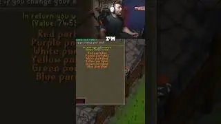 Trading Party Hats in OSRS! 🎉 #shorts