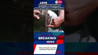 Window type aircon leaking