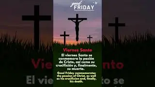 Easy Spanish Reading Semana Santa - Holy Week #shorts