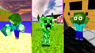 When The Robber Meets Baby zombie 'Why Not '-monster school | Minecraft Mix #minecraft