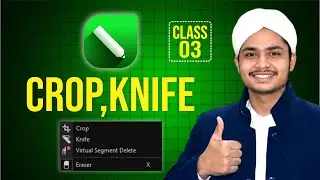 Crop & Knife Tool Explained CoralDraw🔥 | Class 03 | Tutorial