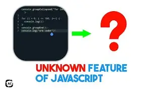 Unknown feature of Javascript | console.group | orb coder #shorts