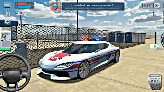 French Hyper Police Car Koenigsegg Gemera - Police Simulator 2026 - Android Gameplay 