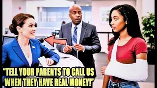 💰 Racist Teller Mocks Black Teen's Cast 😡 She Gets Fired 15 Minutes Later! 🔥