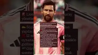 Neee diyonnn oğlummmm #football #futbol #messi #messiskills #galatasaray #transfer #intermiami