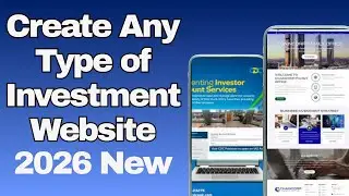 Investment Website | How to Create Investment ROI Website | Power bank website | Powerbank | 2026
