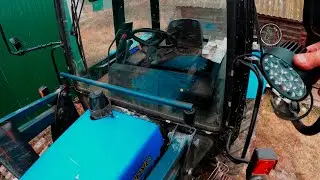МТЗ 82, МОЙ СПОСОБ установки светодиодных фар!!