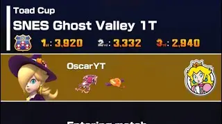 Mario kart tour Rosalina Halloween SNES Ghost valley 1T (toad cup)(Halloween tour 2025)