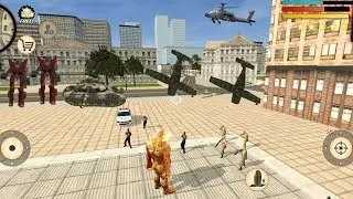 Stone Giant (Stone Man Fight Army Man) Stone Giant Fight on White House - Android Gameplay HD