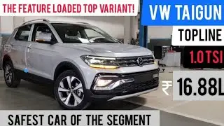 Volkswagen Taigun Topline AT 😍 | Detailed Review ❤️