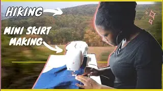 Hiking & Mini Skirt Making_weekend Vlog || SHANiA DIY