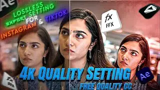 4K Quality Setting in After Effects | Topaz AI + Free Quality CC Plugins Setup 2025