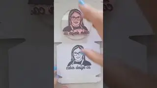 Would you incorporate your face into your logo stamp?#rubberstamp #branding #logo #logostamp #artist