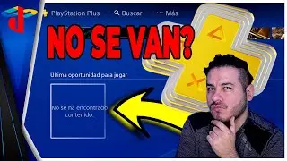Los Juegos de Catalogo PS PLUS YA NO SALEN? Vamos a Checarlo