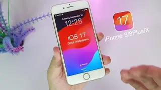 How to Install iOS 17 (Stock Wallpapers) on iPhone 8/8plus/X