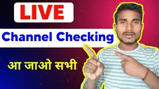 🔴 YouTube Channel Live Check | Growth & SEO Review By Tech Boy Prem