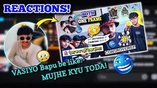 🚨 Vasiyo Bapu Reactions on FOZY Bhai Angry on PAHADI GAMER CONTROVERSY! 🔔🤯👀