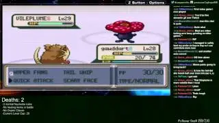 FireRed Nuzlocke, vs. DevilPlume - Stream Highlight
