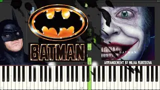 Waltz to the Death from The Batman Movie 1989 | Danny Elfman | Piano Tutorial