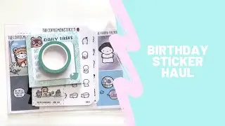 Birthday Stationery Haul - Ft. My Little Puffy & The Coffee Monsterz Co - Animal Crossing overload!