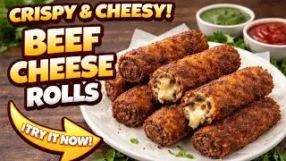 Beef Cheese Roll | Tasty Bite | #food #viral #recipe #cooking #cheeserolling #cheeserolls 